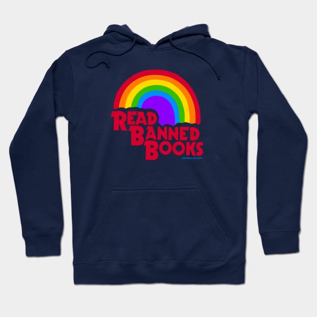 Read Banned Books Hoodie by Jen Talley Design